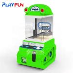 Super Tank LED Lightful 8 Cm 3 Intch Toy Candy Catcher Grabber Mini Gantry Bartop Claw Crane Arcade Game Machine for sale