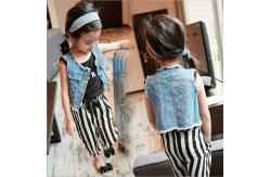 China 2016 Fashion Girl  Kid's Jacket with Burr Rivets SY070 supplier