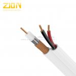 75 Ohm ETL CM RG59/U CCTV Coaxial Cable 20 AWG BC + 18 AWG CCA Power Siamese Cable for sale