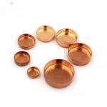 Versatile Copper Pipe Cap With Polished Finish - Temperature Rating 400°F for sale