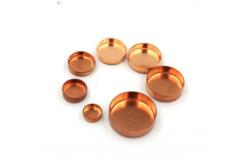 China 150 PSI Copper Pipe Cap For Threaded Connection Pipe Fitting Customized Shape supplier