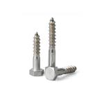 DIN 571 Hexagon Head Wood Screws 316L Stainless Steel Coach Screws for sale