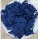 Recycled Polyester Staple Fiber 1.5D 38mm Sapphire Blue for sale