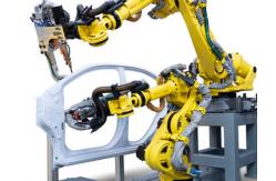 China High Speed FANUC Welding Robot Arm With MIG MEG Welder, Industrial Welding Robot supplier