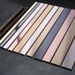 Colorful Mirror Hairline Finished 304 SS Tile Trim U15 2438mm 3048mm Length for sale