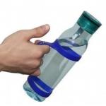 Silicone Bottle Strap,Soft silicone water bottle with holder strap can hold any bottle for sale