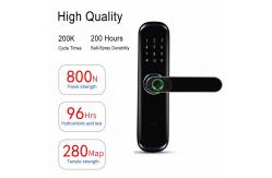 China Biometric Fingerprint Keypad Keyless Door Lock Smart Home Tuya APP Wifi supplier