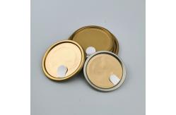 China High Temperature 23mm Aluminum Peel Off Lids Easy Open Covers supplier