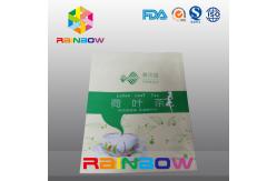 China Stand Up Moisture Proof Tea Bags Packaging With Top Zipper And Tear Notch supplier