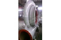 China High Efficiency Four Fulcrum Francis Hydro Turbine 1200 KW with Horizontal Shaft coupling supplier