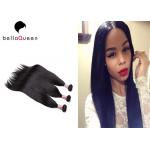 Woman use Long Straight Natural Black Raw Indian Virgin Hair Weave for sale