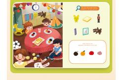 China Interactive Hide And Seek Picture Book Search And Find Activity Books EN71 supplier
