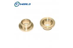 China AutoCAD Steel Machining Brass Parts , Sandblasting Brass CNC Turned Components supplier