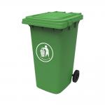 240 liter waste plastic bin trash can with pedal  mobile waste bin