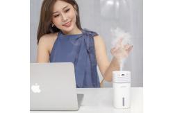 China H2o 500ml Ultrasonic Air Humidifier Tabletop Led Light Aroma Diffuser USB Power supplier