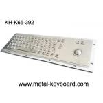 Anti - corrosive Access Kiosk trackball keyboard , metal keyboard with trackball 38MM for sale