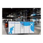 Keyless Express Company 24/7 Automated Parcel Lockers , Courier Locker With Barcode for sale