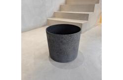 China Round Recycled Plastic Planters Lightweight for Planting Seedling supplier