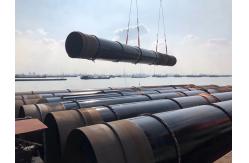 China Custom LSAW Steel Pipe / Welded Carbon Steel Pipe For Underground Bunker supplier