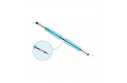 China Smart Manual Eyebrow Tattoo Pen With Sterile Disposable Needles Blue supplier
