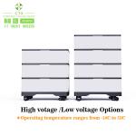Home Solar Lifepo4 Stackable Battery Pack 100v 200v 300v 400v 100ah Lithium Ion For Energy Storage for sale