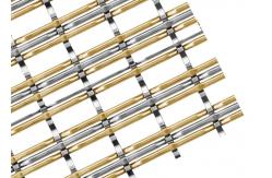 China Pre- Crimped Decorative Wire Mesh For Cabinets supplier