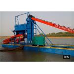 Gold Panning Bucket Chain Dredger 15m Dredging Depth ISO9001 Certified for sale