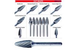 China CNC Engraving Carbide Wood Carving Bits Good Mechanical Stability Carbide Burr Cutter supplier