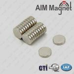 NdFeB Disc Magnet Permanent /Nickel Coated Rare Earth Magnet for sale