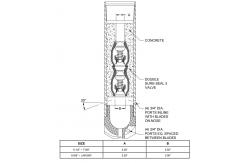 China Double Valve Float Collar Cementing Float Equipment 305 SERIES supplier
