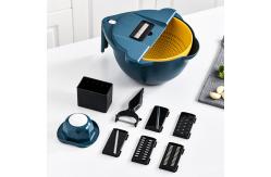 China Round Vegetable Slicer 12 Sets Household With Hand Protector Planer supplier