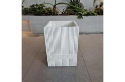 China Frost Resistant Character Fiber Clay Planter Hand Carve Finishing For Lightweight Construction supplier