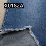 10Oz TR Cotton Polyester Spandex Denim Fabric Dark Blue Shade for sale
