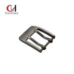 Two Prong Pin Belt Buckles Corrosion Resistant Rustproof Laser Logo for sale