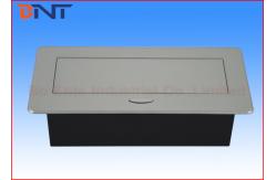 China Silver Pneumatic Meeting Table Standard Power Socket Pop Up 265*130*65 Mm supplier