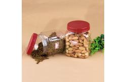 China Eco - Friendly 20oz Square Pet Jar For Nuts Packaging 660ml  ISO 9001 supplier