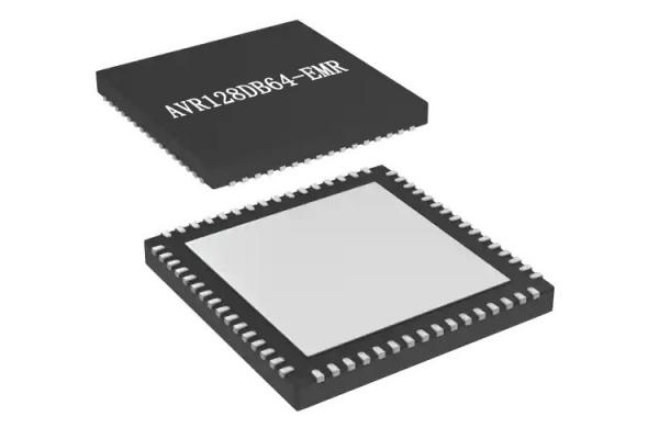 64-VFQFN Package AVR128DB64-E/MR 128KB FLASH Embedded Microcontrollers IC