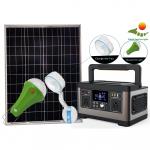 LED Control Panel Li Battery Portable Solar Generators For Camping