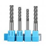 Diamond Coated Carbide 4 Flute Flat End Mill CNC Machining Milling Cutter for sale