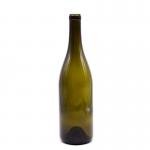 Industrial Beverage 750ml Antique Green Bordeaux Wine Glass Bottle with Cork Mouth for sale