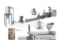 China PP PE Granules Production Line , Plastic Waste Recycling Granulating Making Machine supplier
