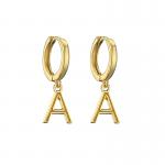 18K Gold Plated Initial Pendant for sale