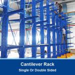 Cantilever Rack For Long Profiles Single Or Double Sided Cantilever Rack Warehouse Storage Racking for sale