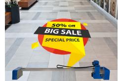 China Net Print Width 2.4m Multifunction Flatbed Printer Ground Adjustable Precision supplier