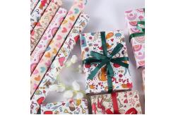 China 30sqft Gift Wrap Paper Roll Inkjet Printing 60gsm OEM/ODM Available supplier