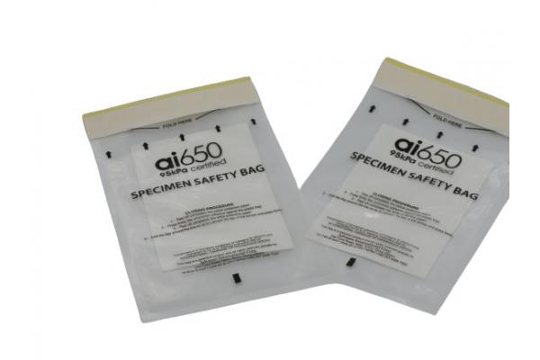 Custom Medical Transport Biohazard Specimen Bag Zip Lock