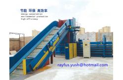 China Waste Carton Automatic Cardboard Baler Machine / Cardboard Compactor Machine supplier