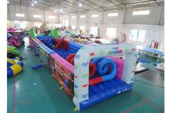 China Outdoor Inflatables Obstacle, Inflatable Challenge Course For Party Games supplier