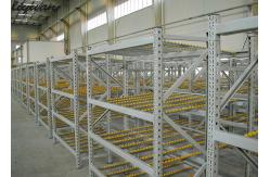 China Storage 500-800kg Carton Flow Rack Plastic Roller Sliding Shelves System shelves supplier