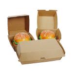 Wholesale Customized Size Eco-friendly Fast Food Corrugated Paper Burger Box for sale